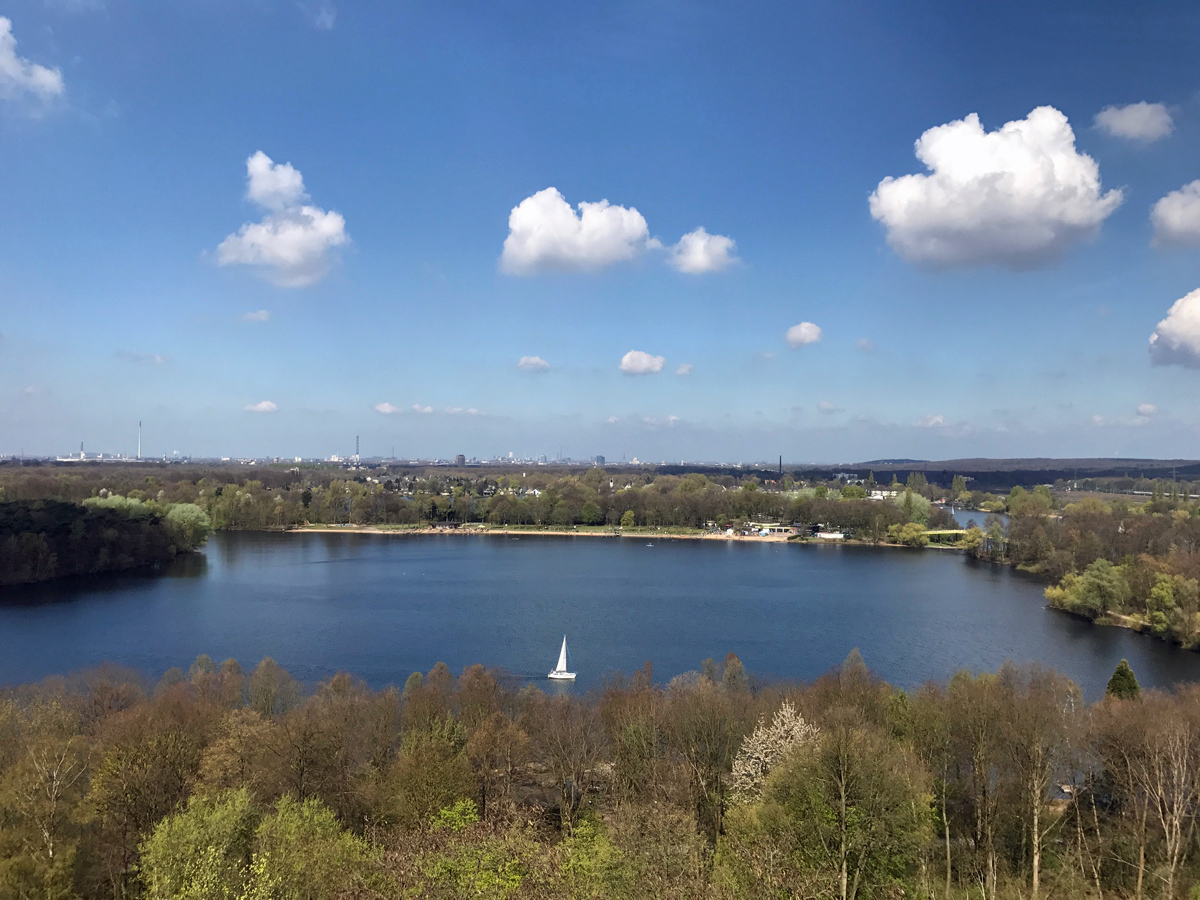 Aussicht auf die Sechs Seen Platte in Duisburg