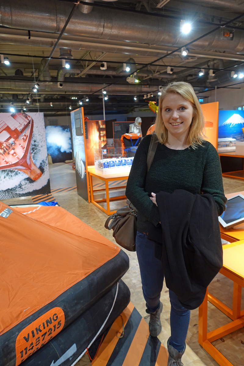 In der Sonderausstellung "Alarmstufe Rot" der DASA Arbeitswelt Ausstellung in Dortmund