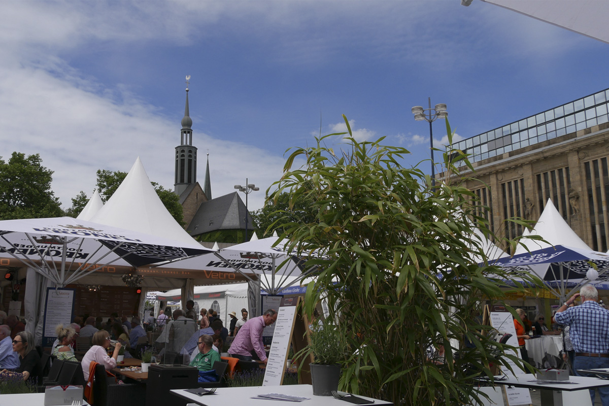 Das Foto zeigt das Gourmet-Festival "Dortmund à la Carte".
