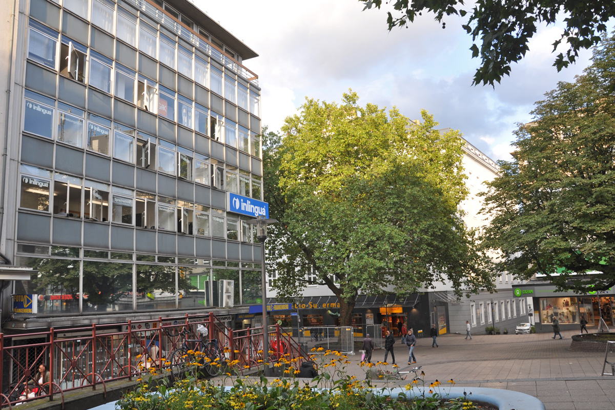 Hier stand das Geburtshaus von Alfed Krupp