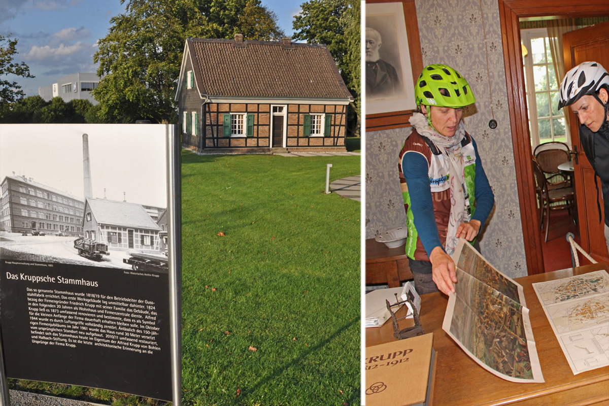 Im historischen Stammhaus der Familie Krupp