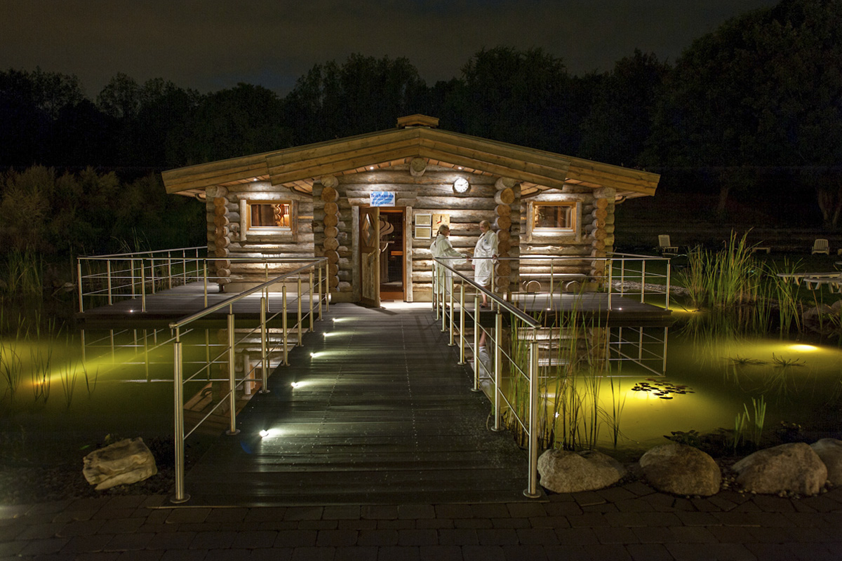 Das Foto zeigt eine Sauna des Solebad Vonderort in Oberhausen