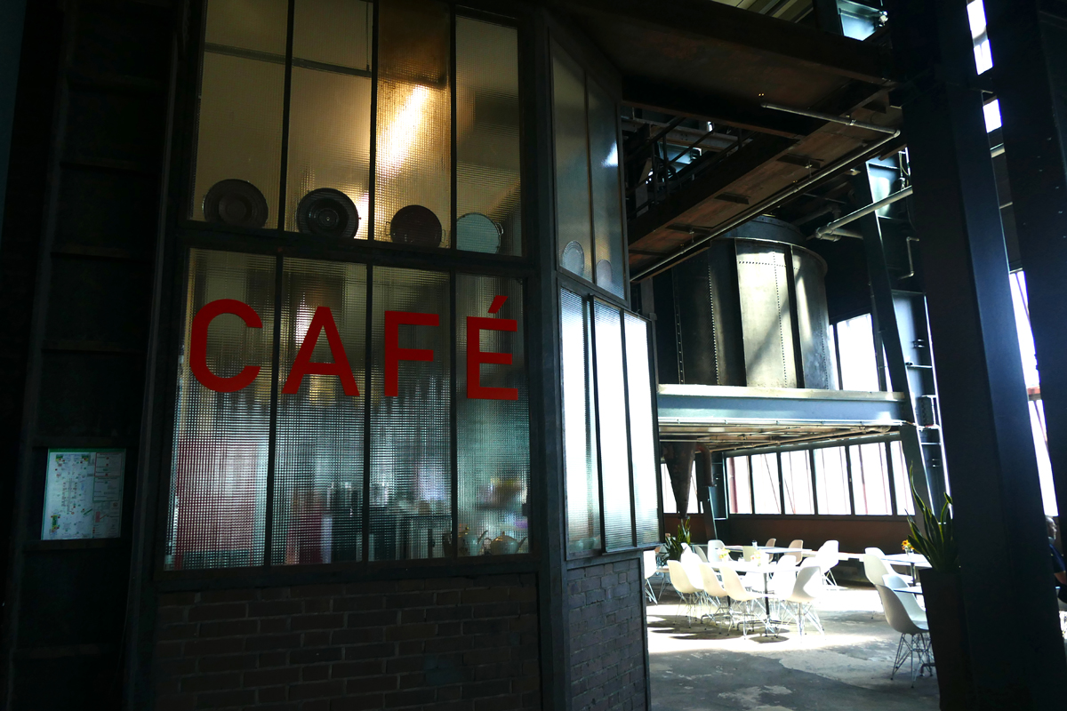 Das Bild zeigt das Café Kohlenwäsche
