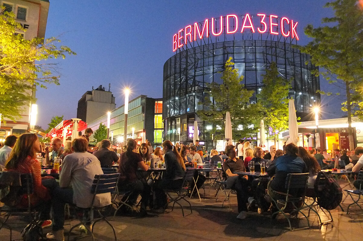 Das Foto zeigt das Bermude3Eck in Bochum