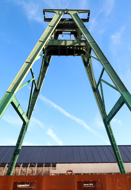 Das Foto zeigt einen Doppelbock in Dinslaken Lohberg