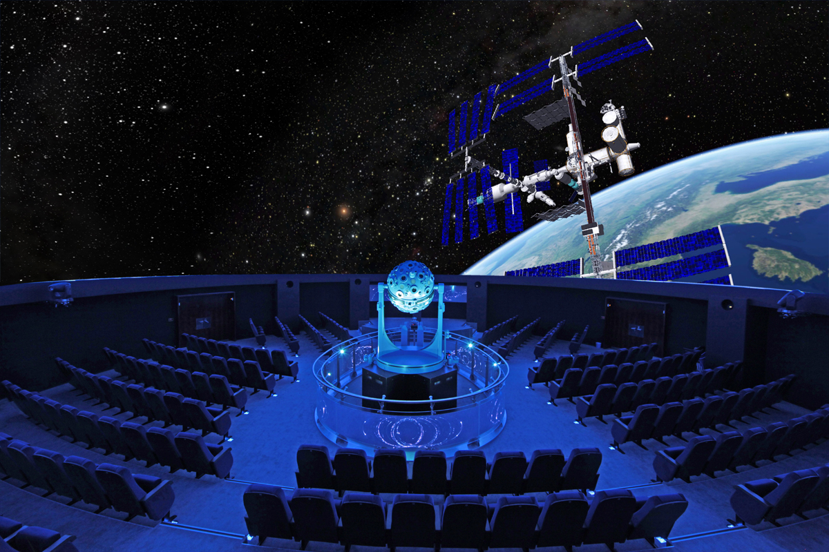 Das Bild zeigt das Planetarium Bochum