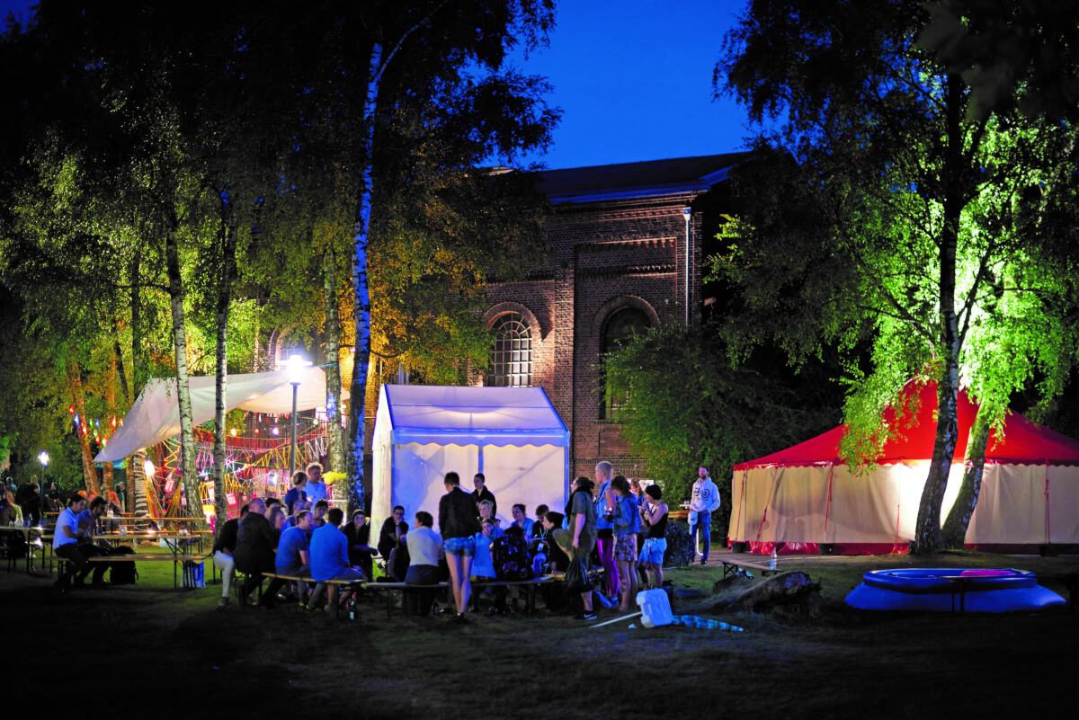 Das Bild zeigt die Zeche Carl während der ExtraSchicht