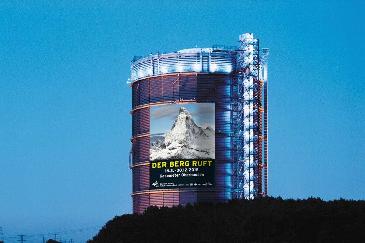 Das Bild zeigt den Gasometer Oberhausen