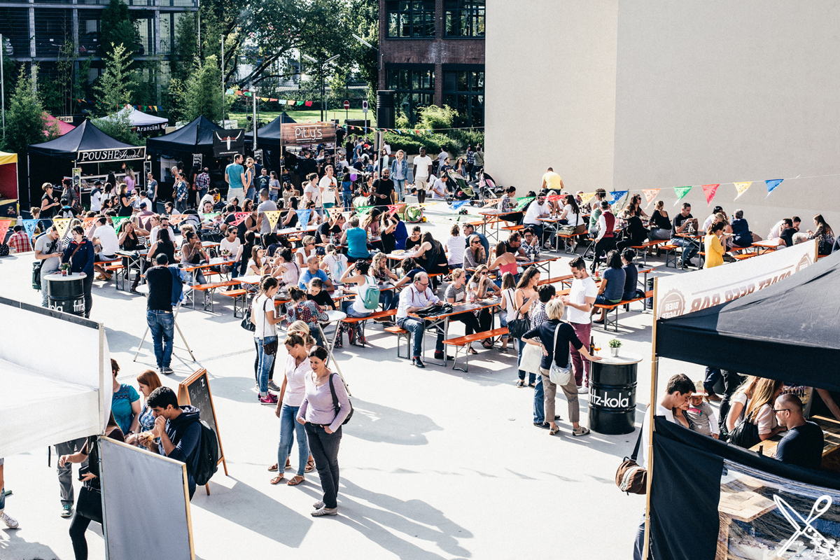 Das bild zeigt ein Street Food Festival