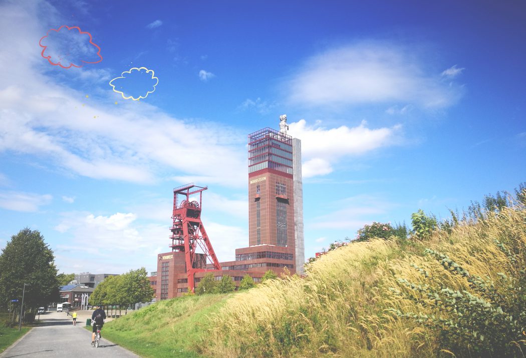 Das Bild zeigt den Nordsternturm in Gelsenkirchen