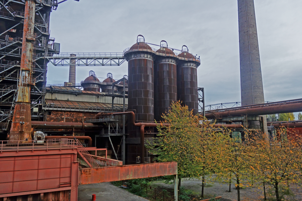 Das Foto zeigt den Landschaftspark Duisburg-Nord