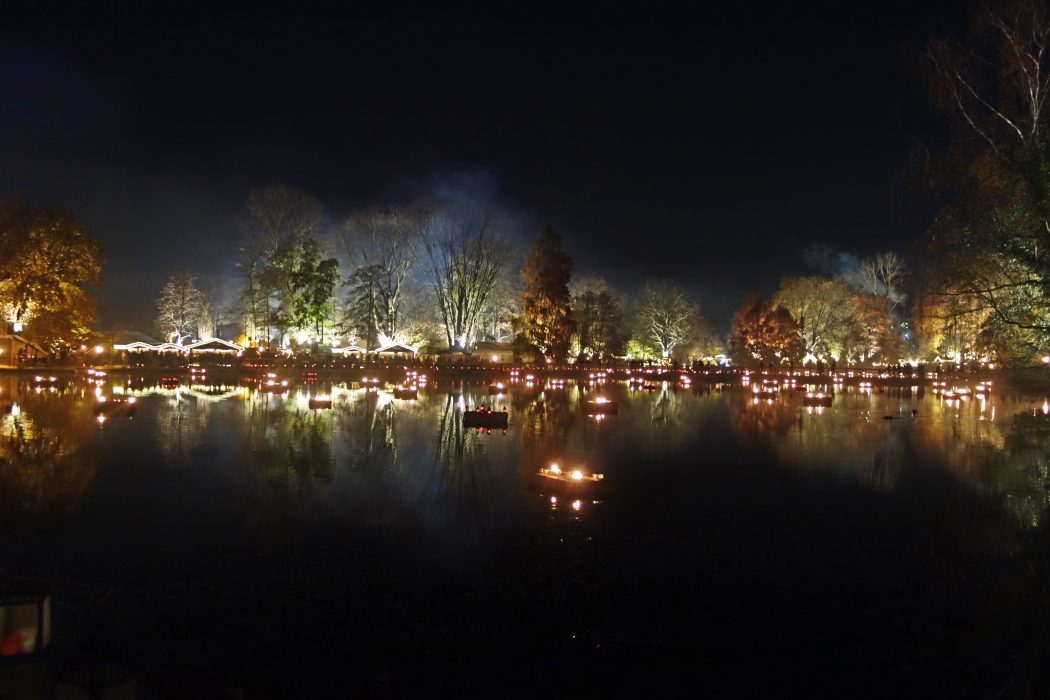 Das Bild zeigt den See im Fredenbaumpark