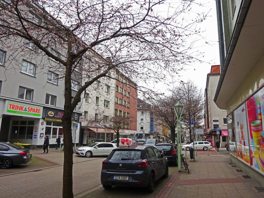 Das Bild zeigt die Rüttenscheider Straße