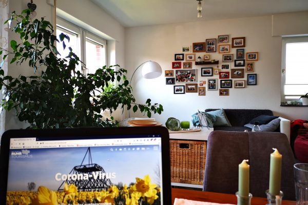 Das Foto zeigt Ronjas Arbeitsplatz