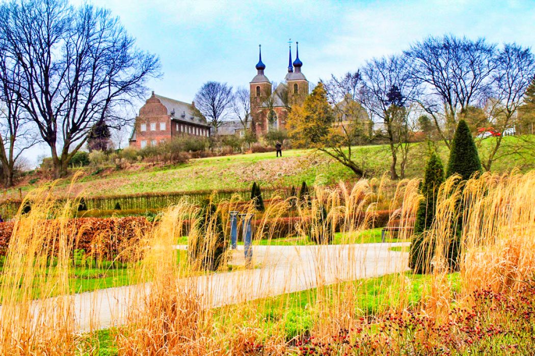 Das Bild zeigt den Alten Garten des Kloster Kamps