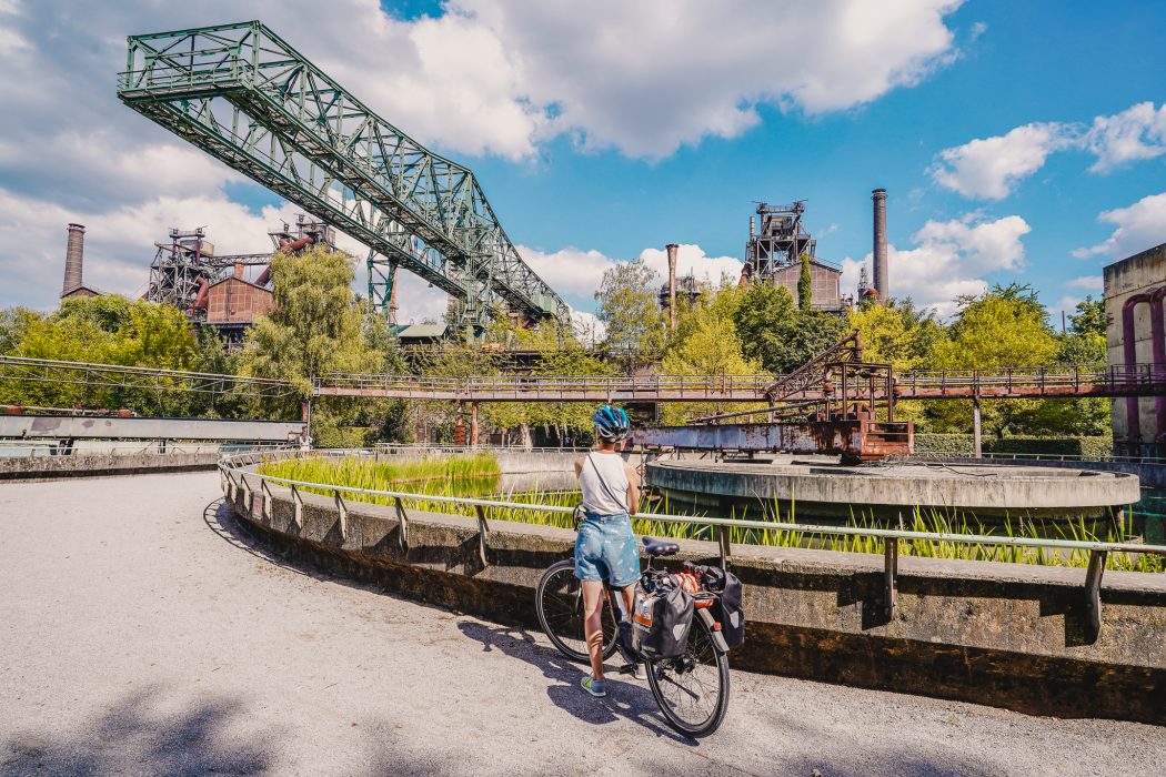 Das Bild zeigt den Landschaftspark Duisburg-Nord