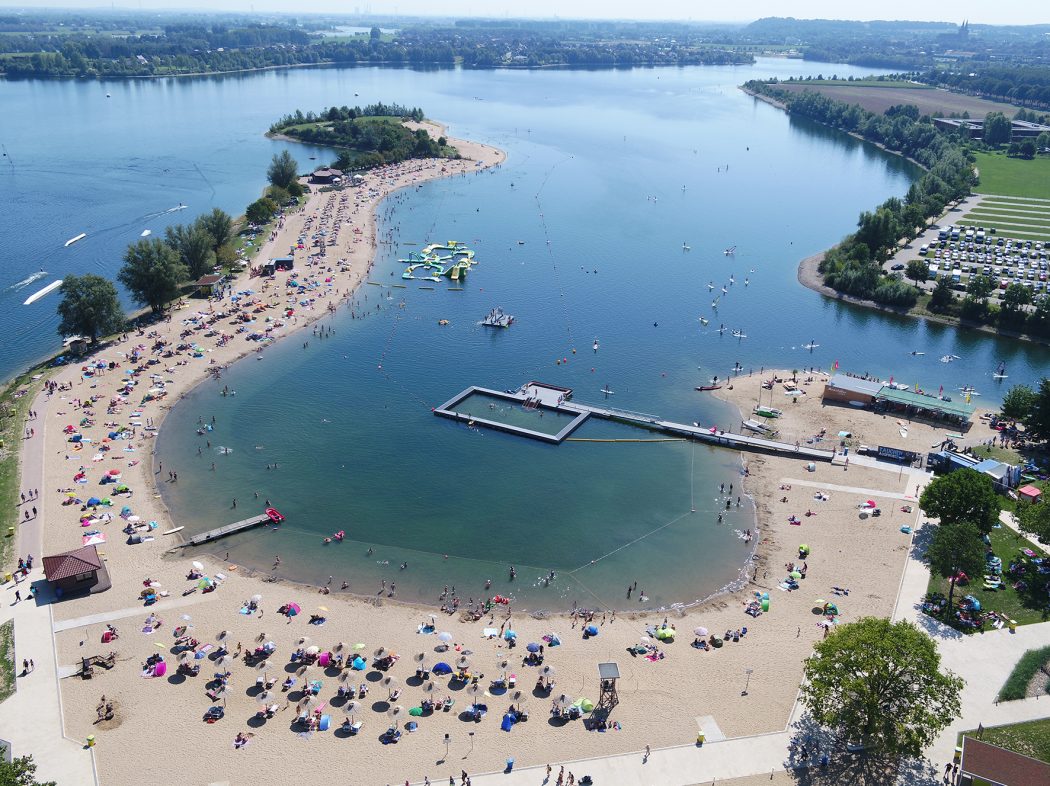 Das Bild zeigt das Strandbad Xantener Südsee