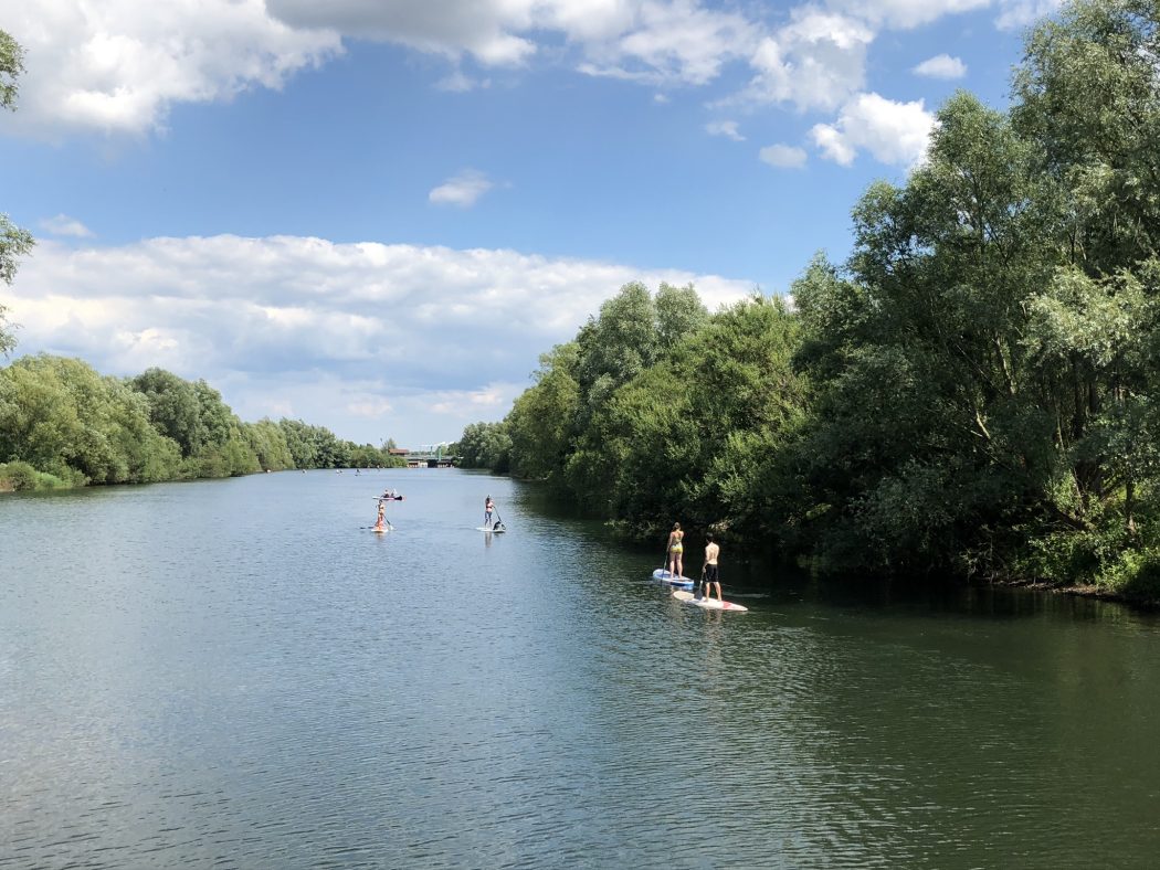 Das Bild zeigt das Strandbad Xantener Südsee