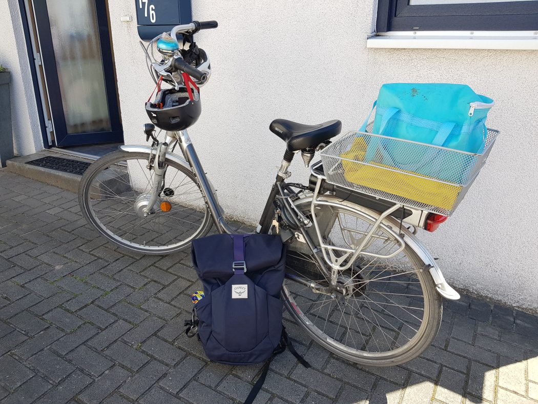 Das Foto zeigt ein E-Bike in Dinslaken