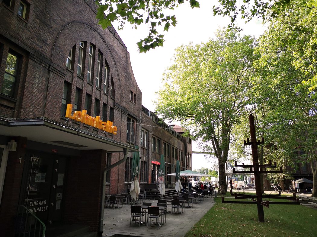 Das Bild zeigt die frühere Lohnhalle im CreativQuartier Fürst Leopold