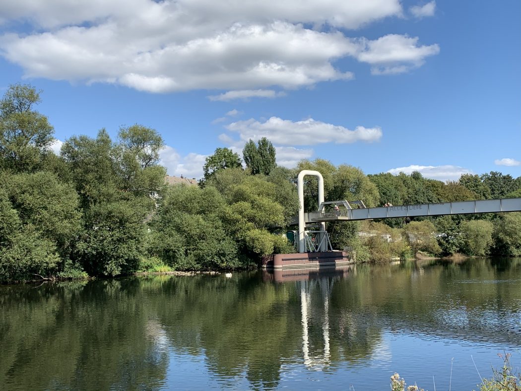 Das Foto zeigt eine Brücke in Essen Steele