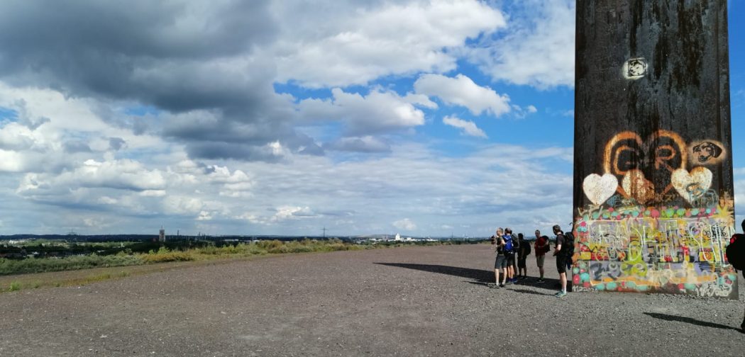 Das Bild zeigt die Bramme auf der Schurenbachhalde