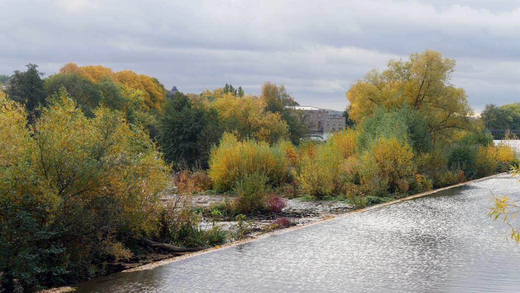 Das Foto zeigt die Ruhr in Mülheim an der Ruhr