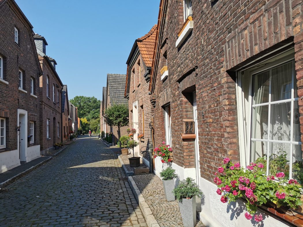 Das Foto zeigt das Dorf Krudenburg in Hünxe