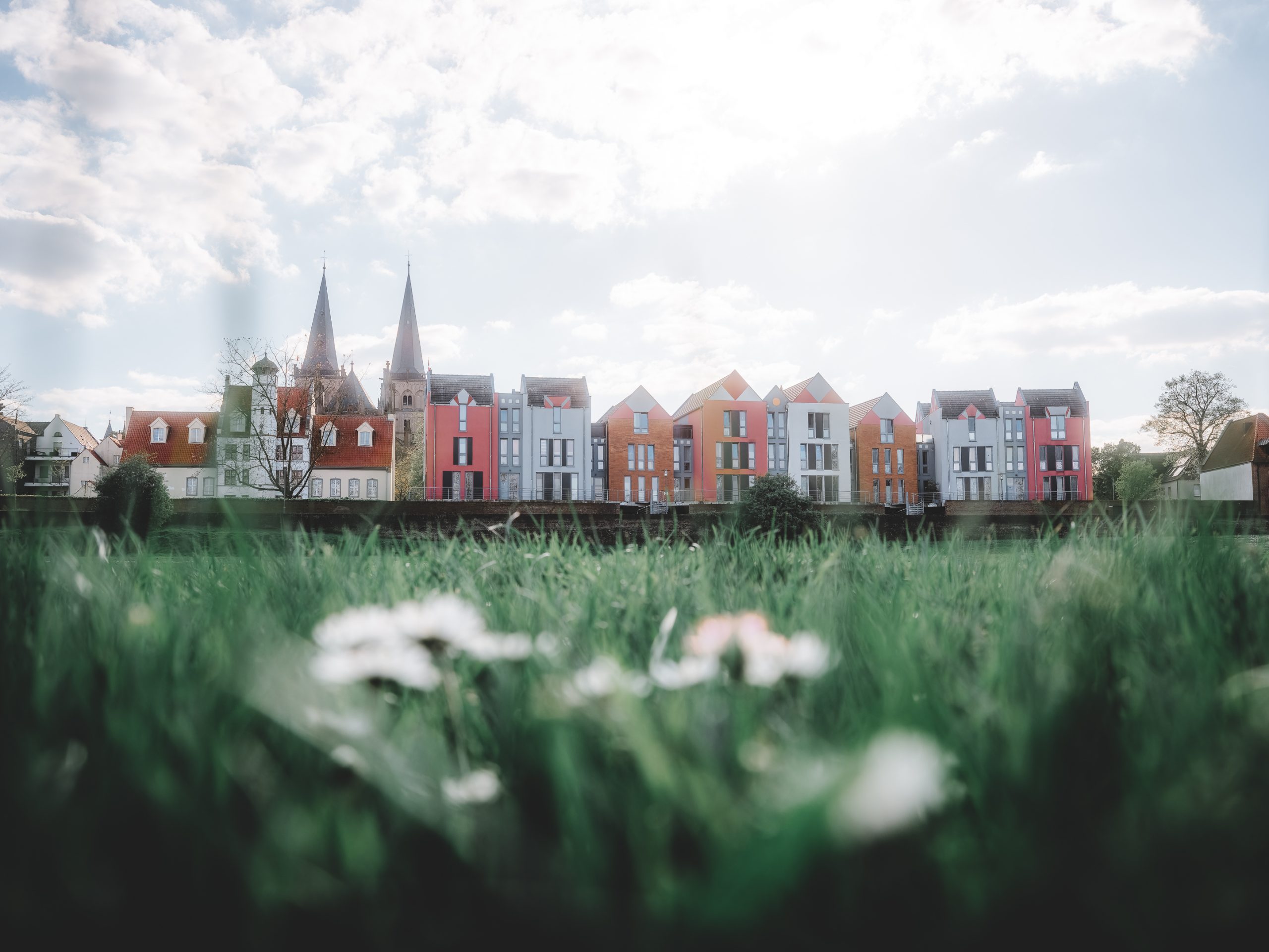 Das Foto zeigt die Altstadt von Xanten