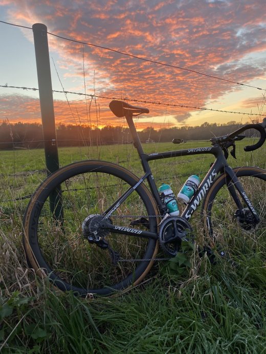 Das Foto zeigt das Gravel-Bike von Radprofi Ben Zwiehoff