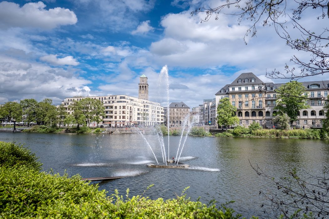 Das Foto zeigt Mülheim an der Ruhr