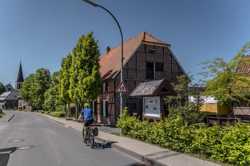 Das Foto zeigt Fachwerkromantik in Dolberg