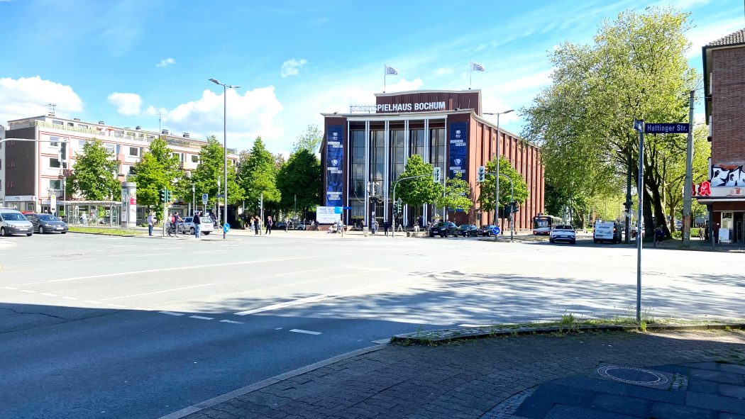 Das Foto zeigt das Schauspielhaus Bochum im Szeneviertel Bochum-Ehrenfeld