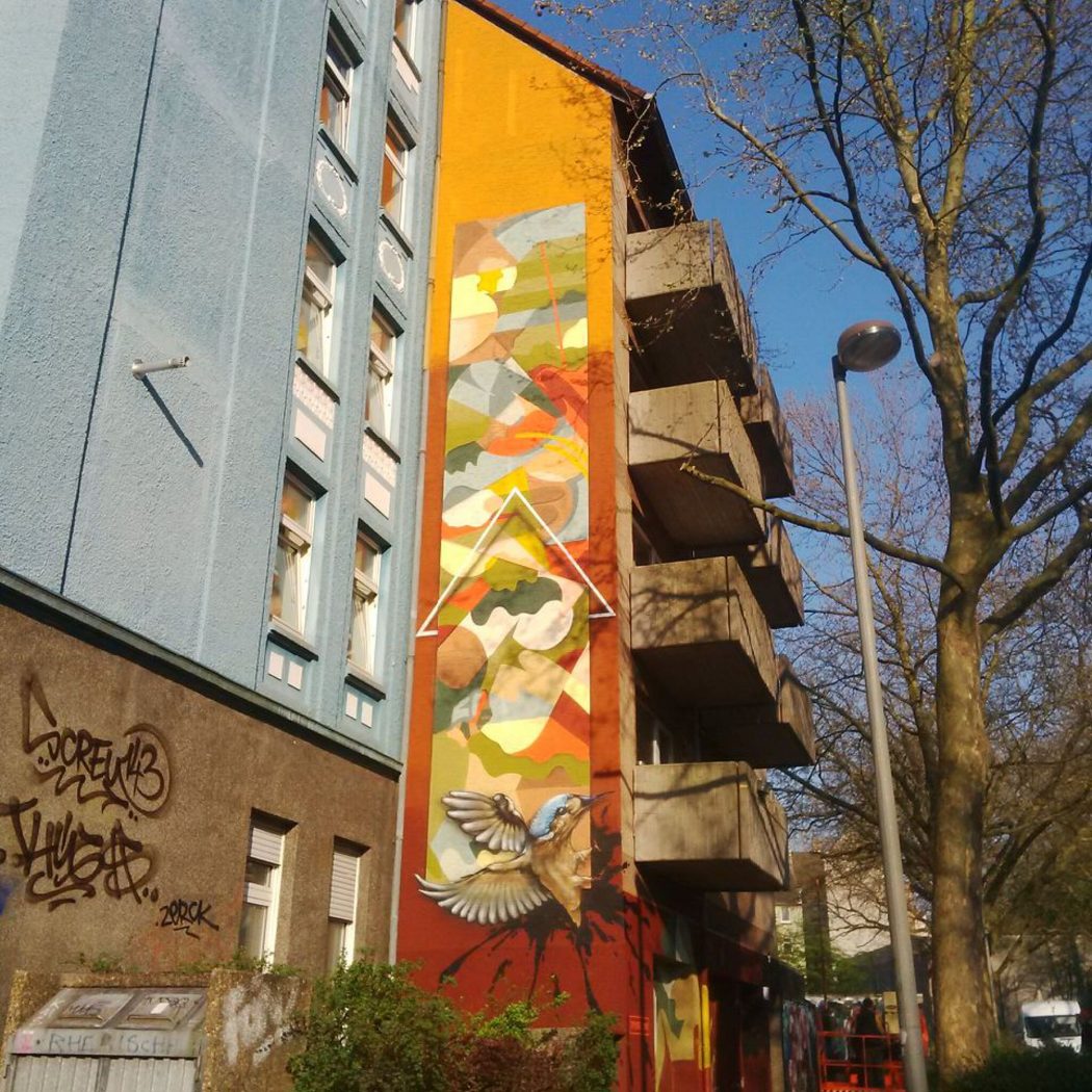 Das Foto zeigt Street Art in Dortmund in Form des Murals "Top Notch-Demon" von Telmo Miel aus den Niederlanden