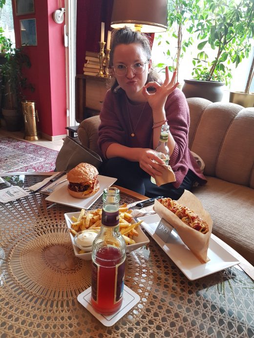 Das Foto zeigt Frauke im PAN’s Bebop in Essen Rüttenscheid