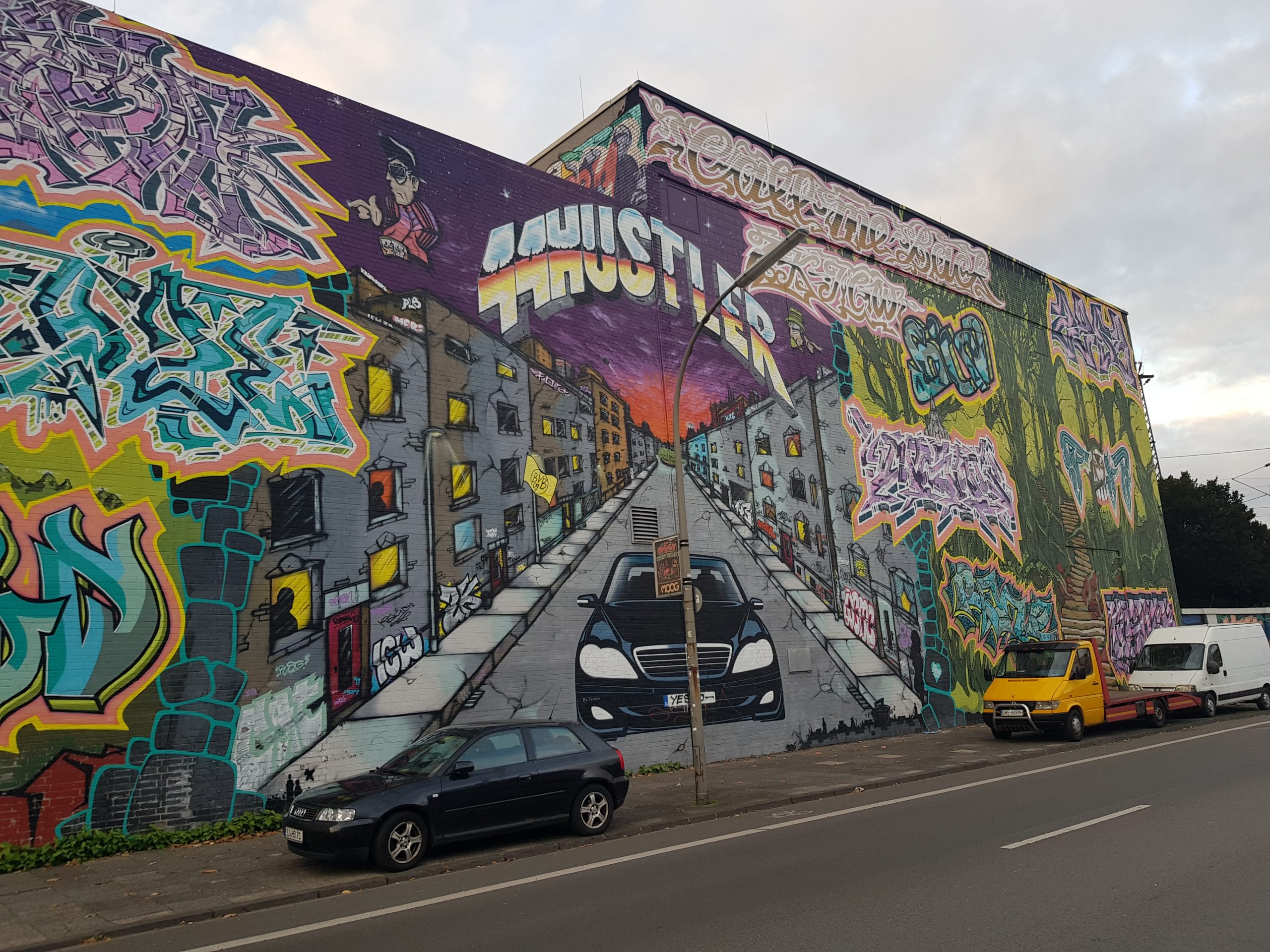 Mural an der Weißenburger Straße in Dortmund