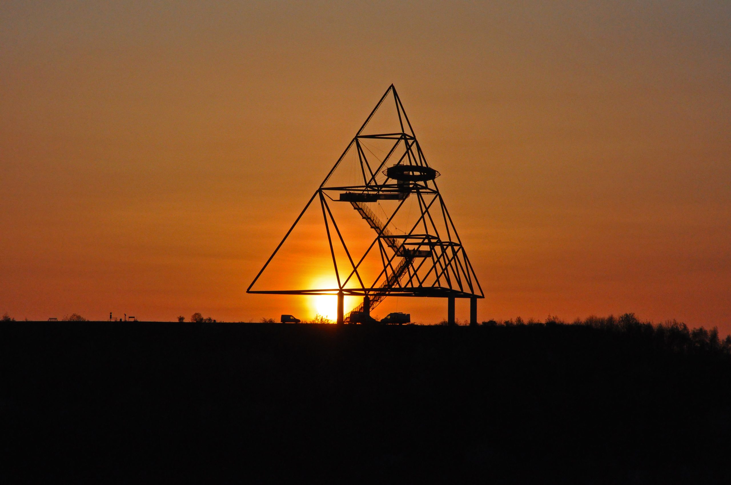 Das Bild zeigt den Tetraeder Bottrop