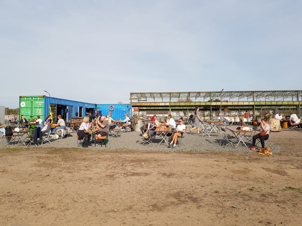 Das Foto zeigt den Umschlagplatz im Hafen der Dortmunder Nordstadt