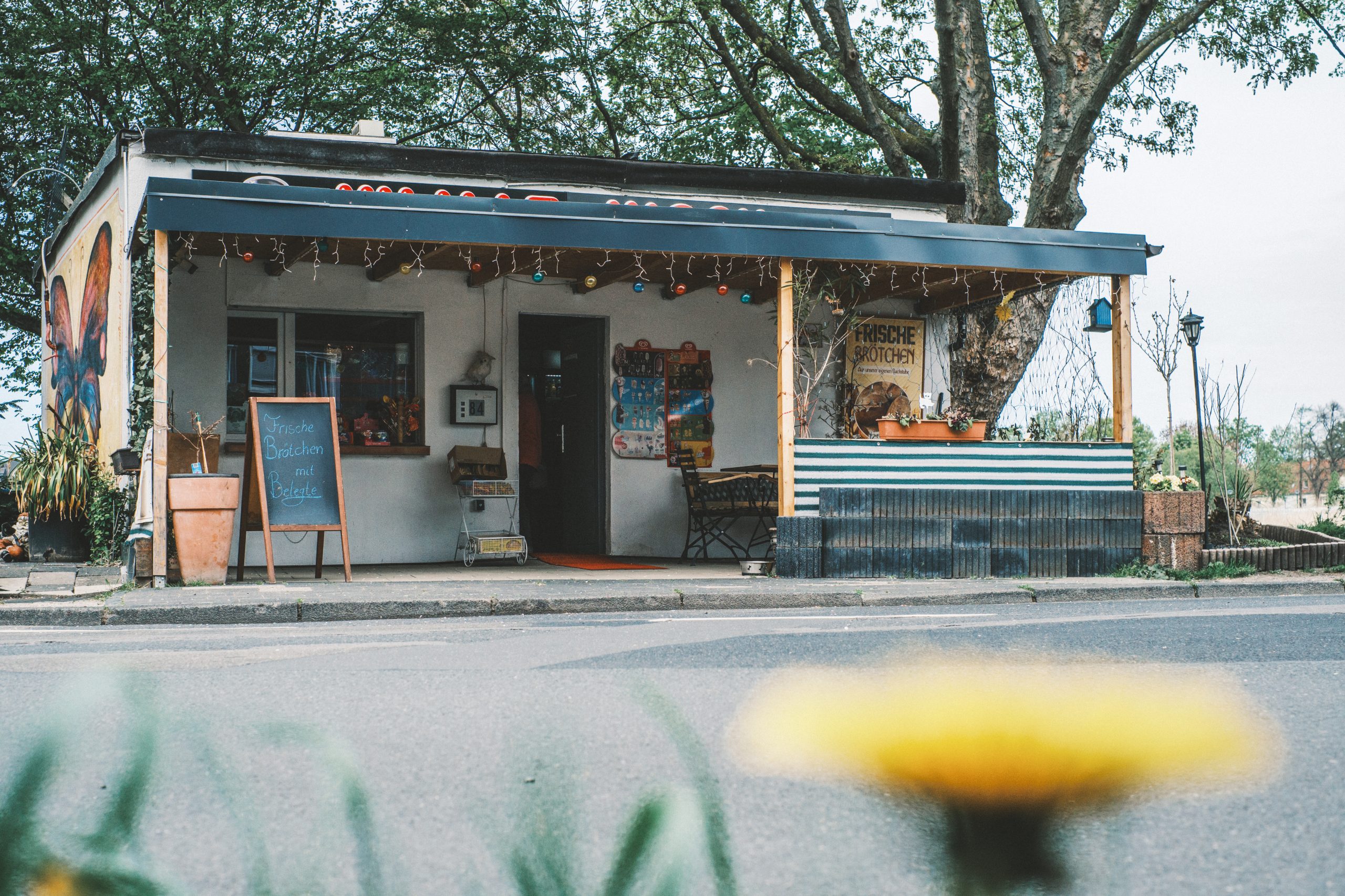 Das Bild zeigt Yilmas Kiosk