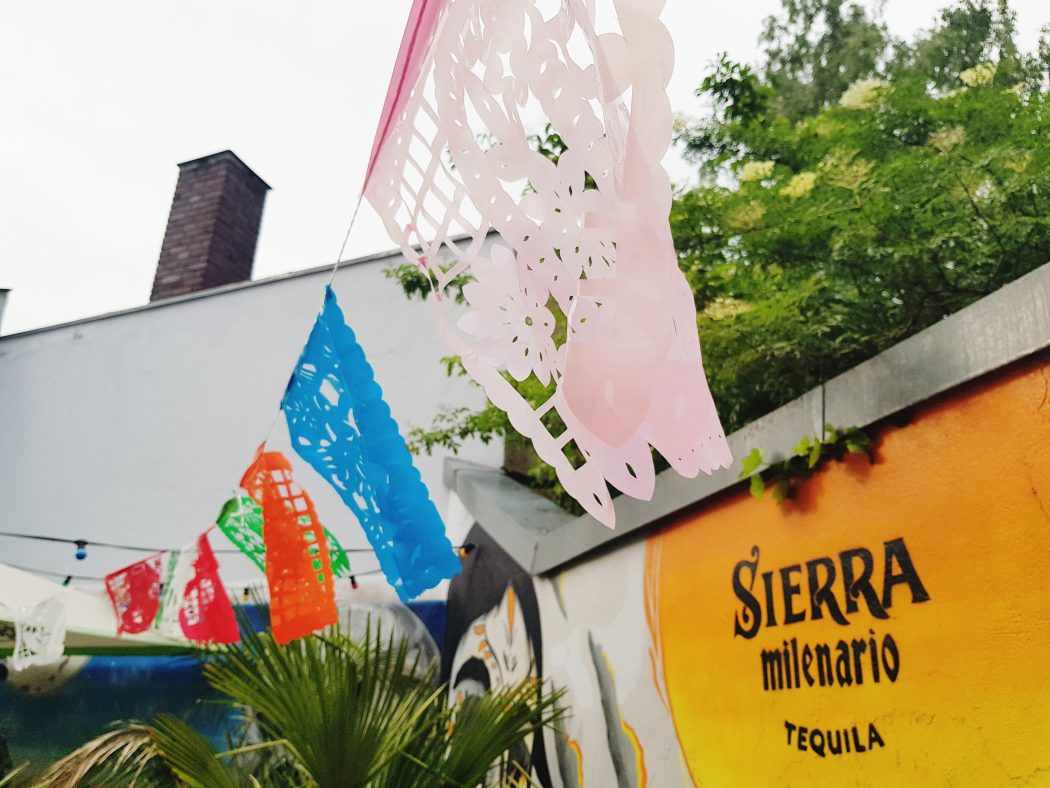 Das Foto zeigt den Hinterhof der TequilaRia in Bochum