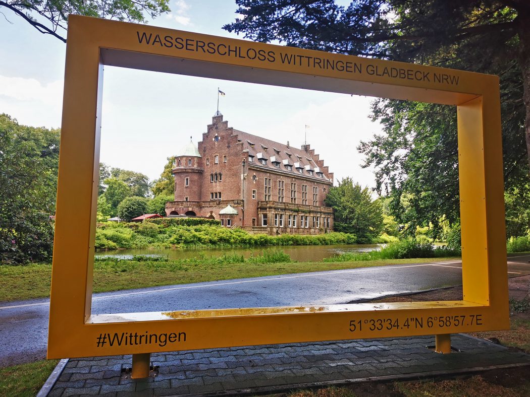 Das Foto zeigt das Wasserschloss Wittringen in Gladbeck