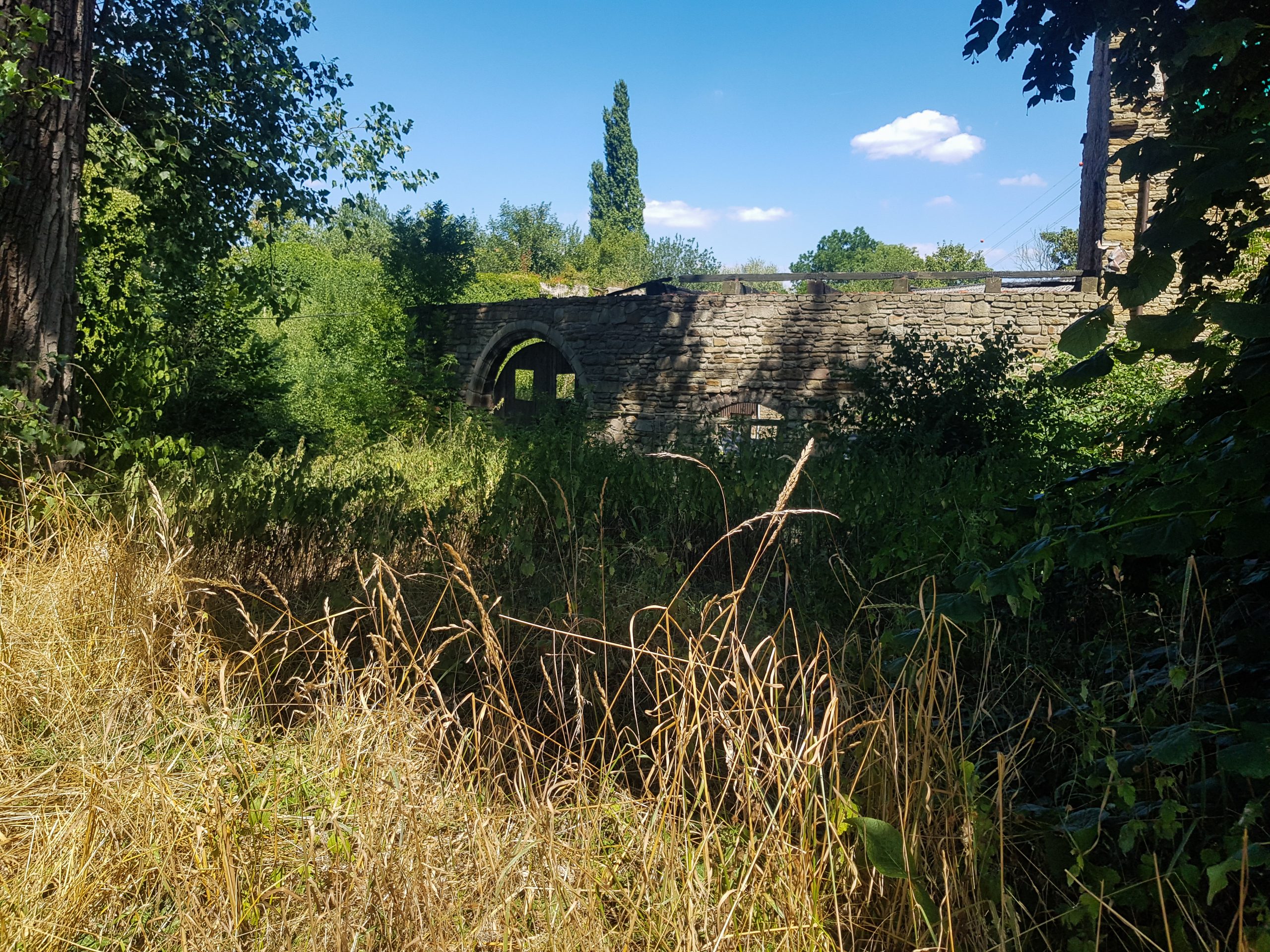 Das Foto zeigt das Haus Steinhausen in Dortmund, ein Lost Place im Ruhrgebiet