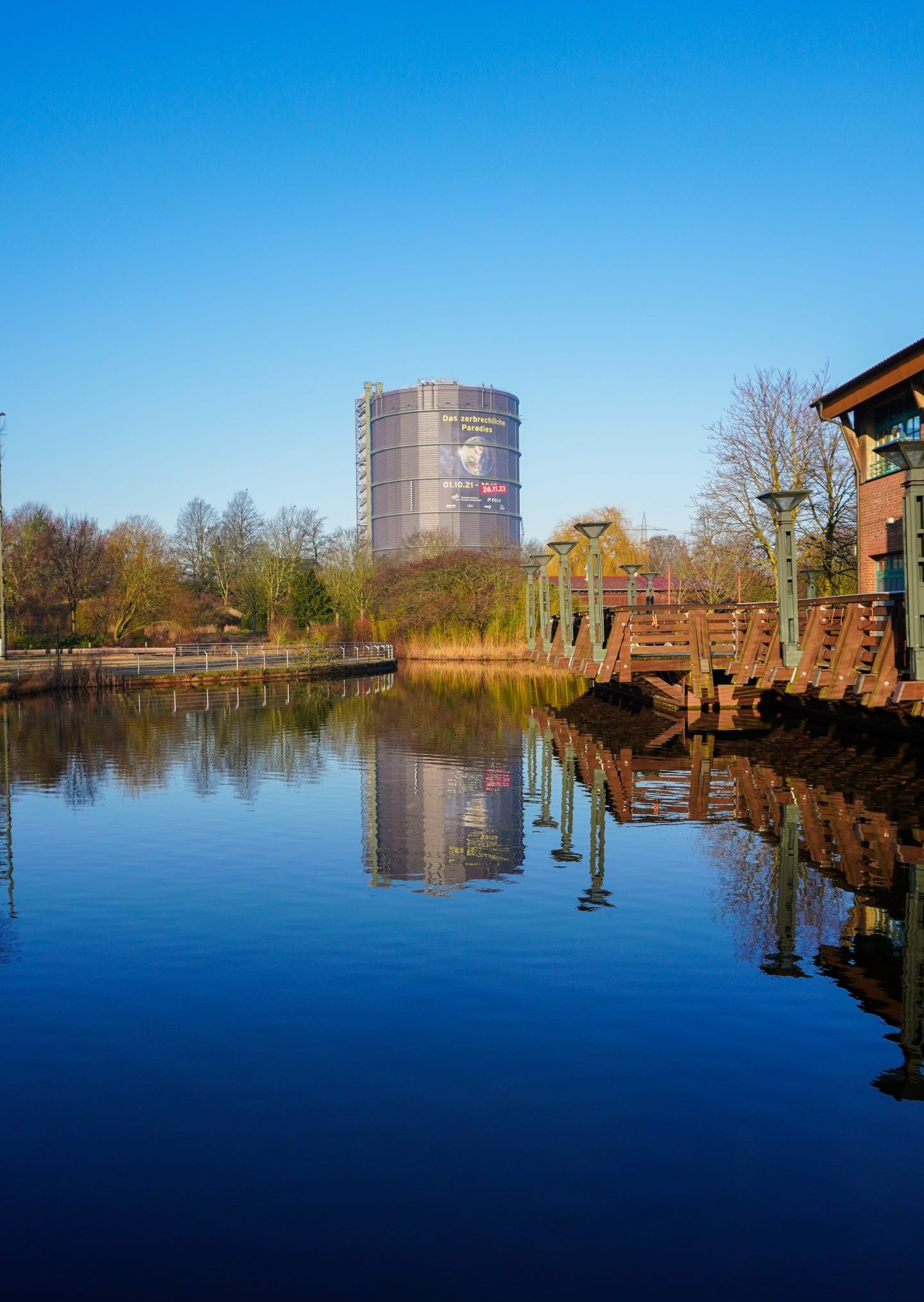 Das Bild zeigt den Gasometer Oberhausen