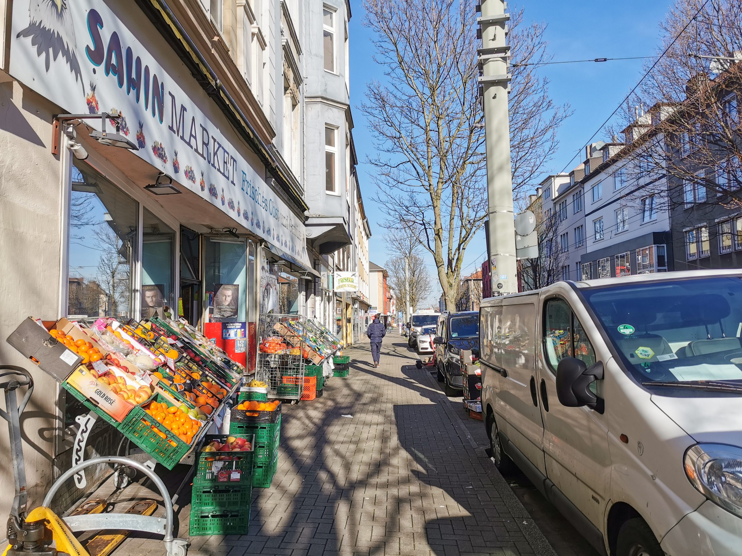 Das Foto zeigt den Sahin Market im Kortländer Kiez in Bochum