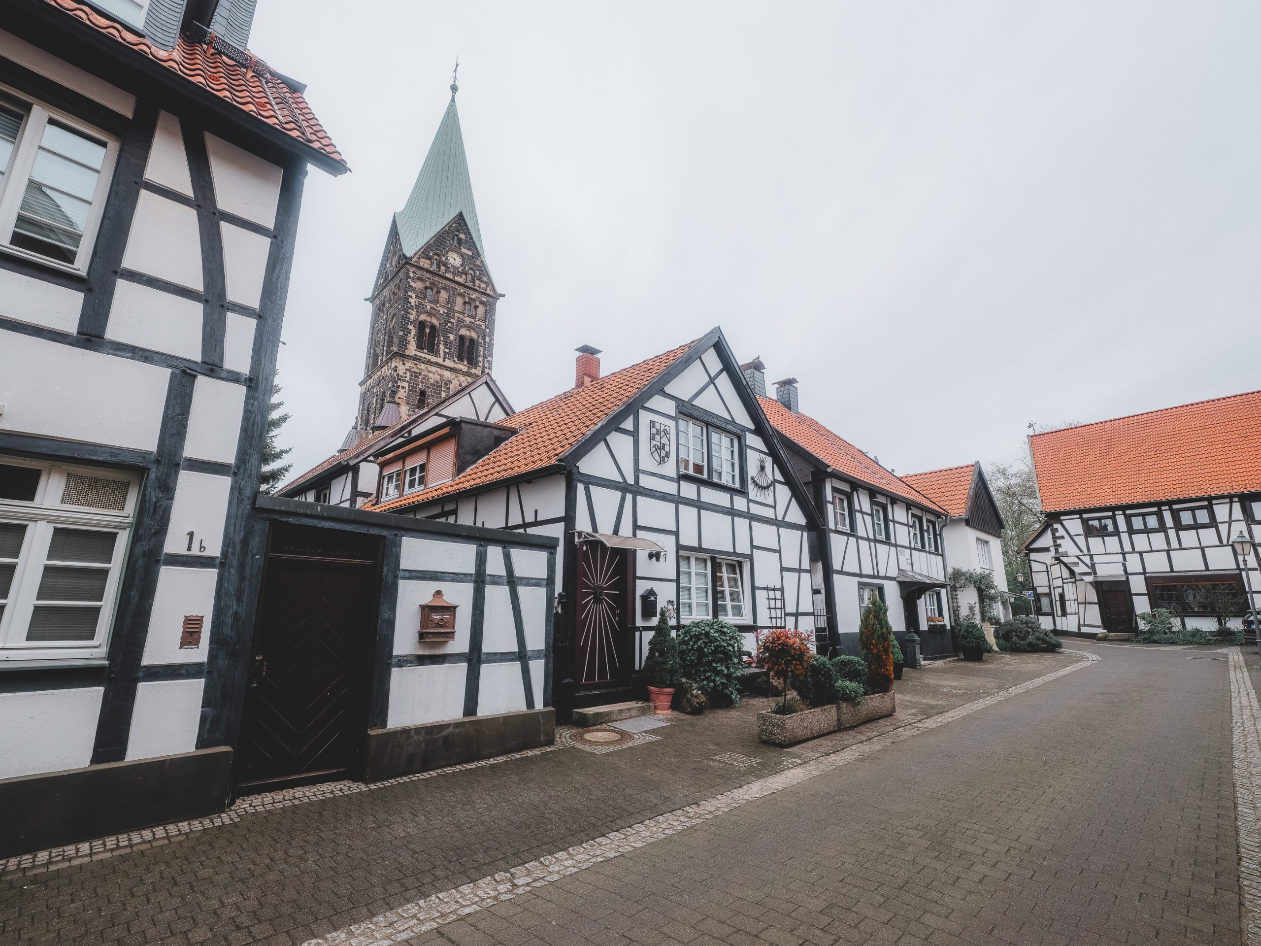 Das Foto zeigt das Alte Dorf Westerholt in Herten