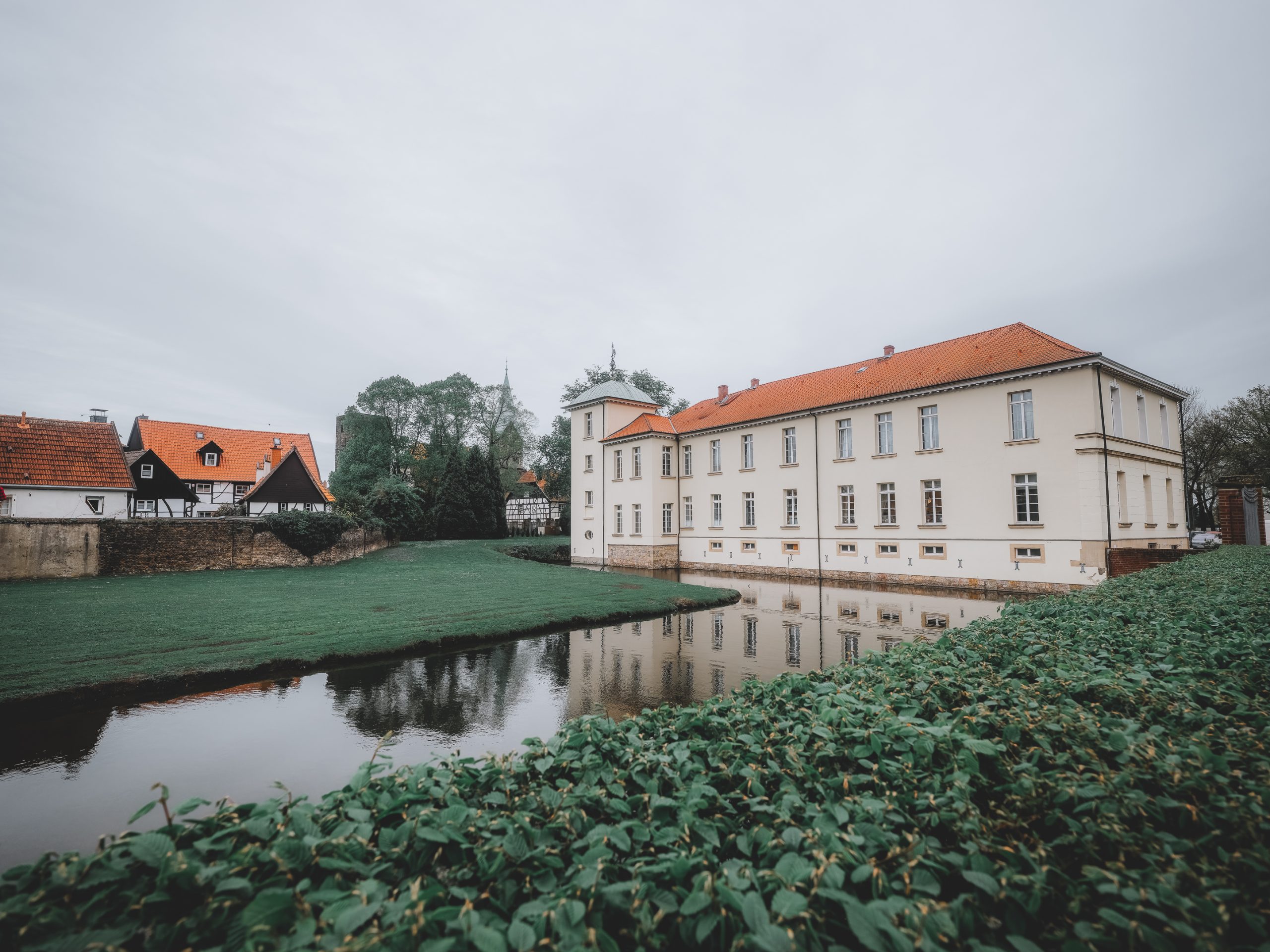 Das Foto zeigt das Alte Dorf Westerholt in Herten