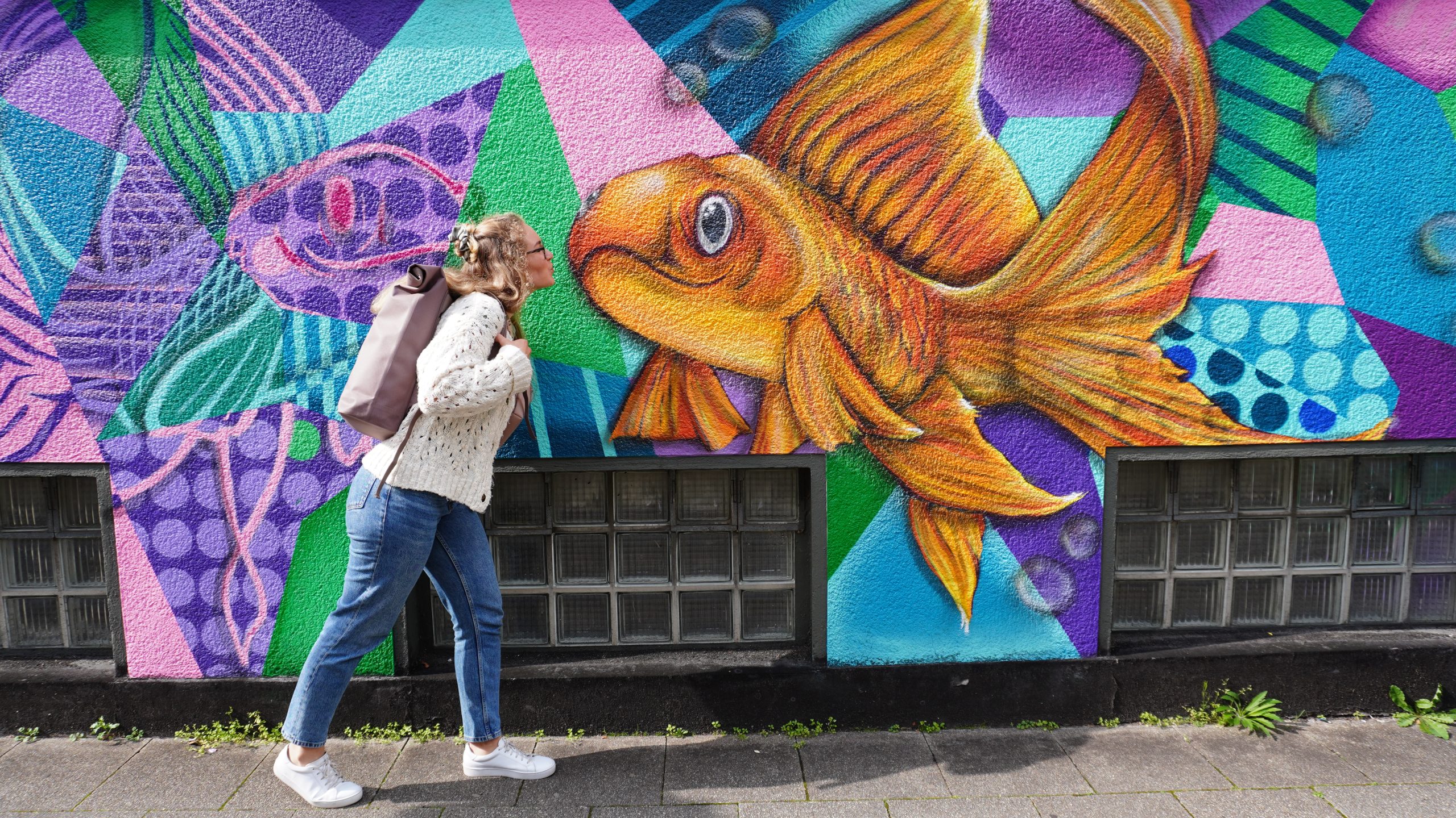 Das Foto zeigt StreetArt in Essen.