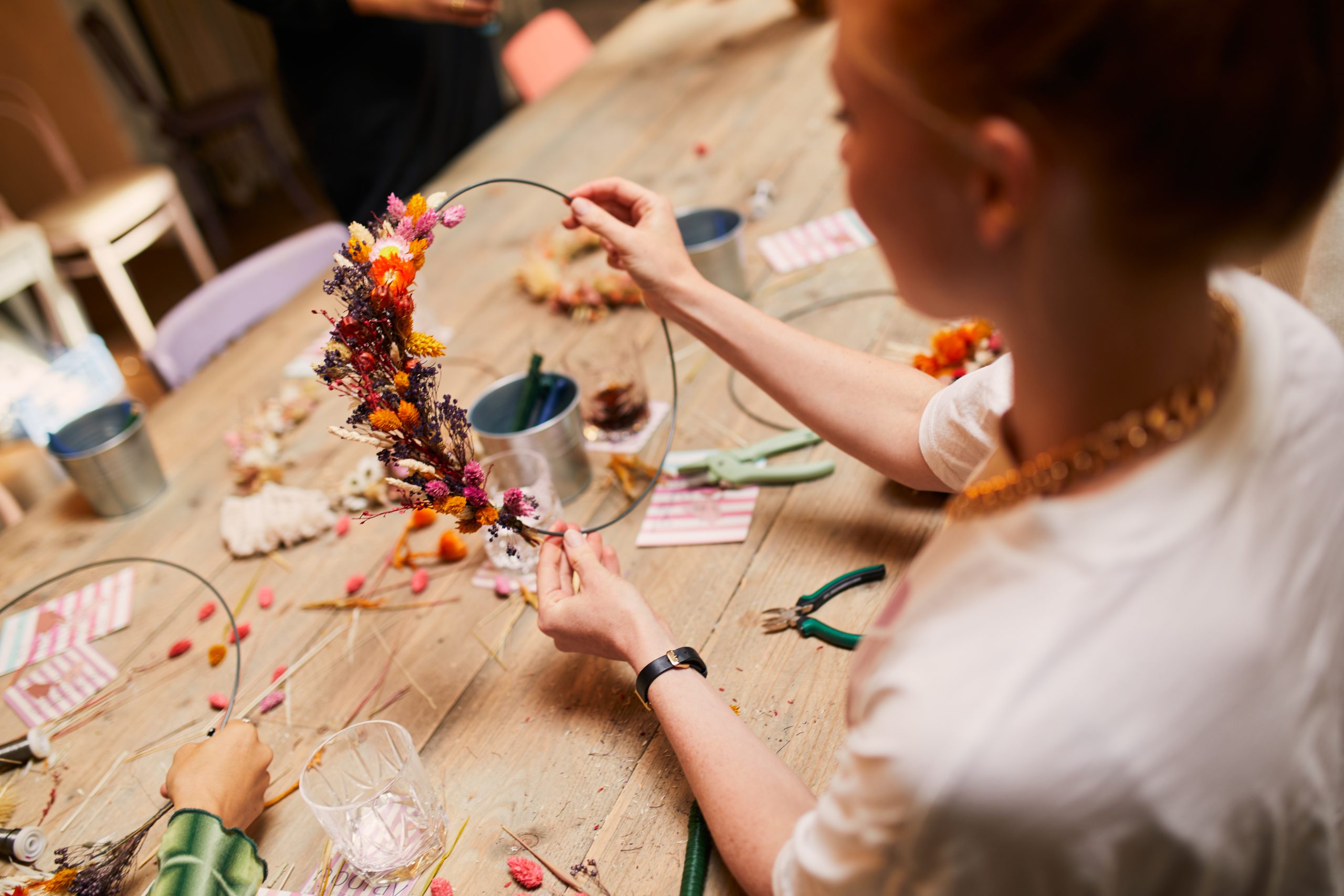 Das Foto zeigt einen Workshop bei Trallafitti und Gedöns in Essen.