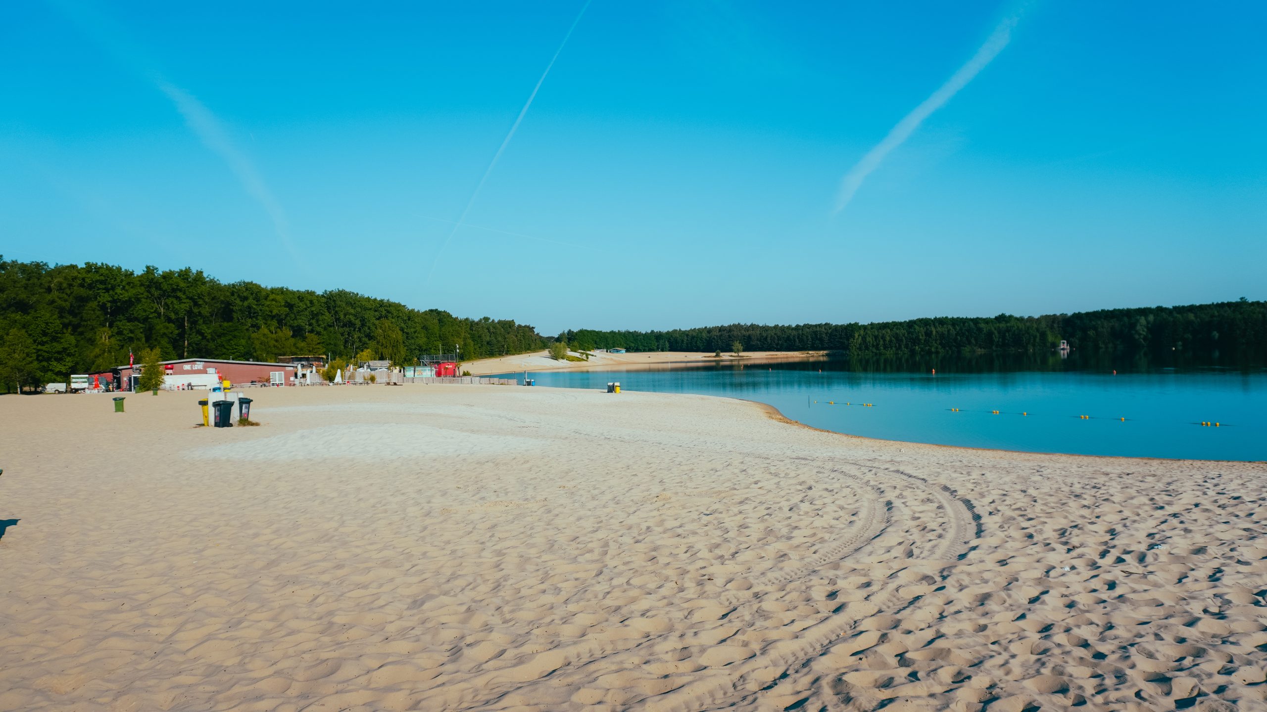 Das Bild zeigt den Silbersee in Haltern am See.