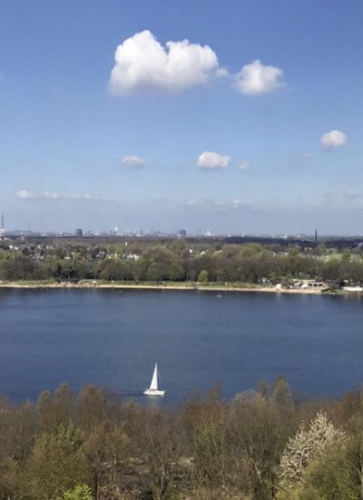 Das Foto zeigt die Aussicht auf die Sechs Seen Platte im Ruhrgebiet